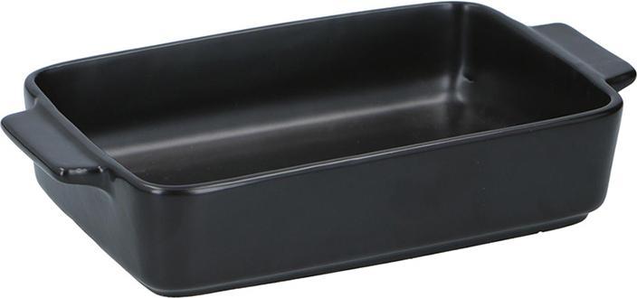 alpina - Keramik-Auflaufform 24,5x14x5 cm 830 ml (schwarz)