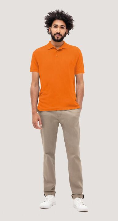 Actual product image Hakro Men's Polo Shirt CLASSIC orange size 3XL (3XL)