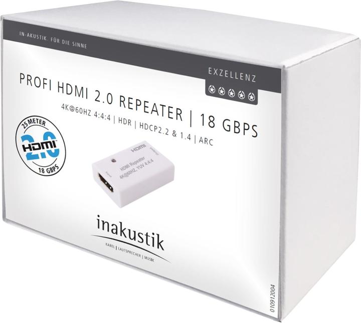 Actual product image Inakustik Excellence HDMI 2.0 Repeater (Extender)