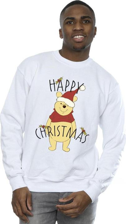 Produktbild Disney Winnie The Pooh Happy Christmas Holly Sweatshirt (5XL)