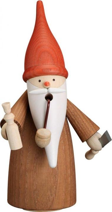Image du produit Seiffener Volkskunst Räuchermännchen Erzgebirge Wichtel, 16 cm