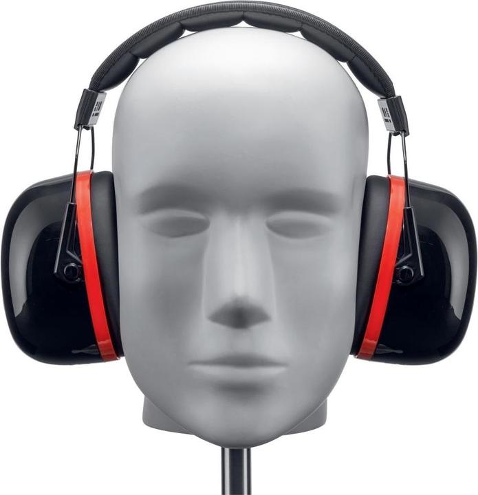 Produktbild Uvex Safety Kapselgehörschutz K30 schwarz, rot SNR 36 dB GrösseL, M, S (1 x)