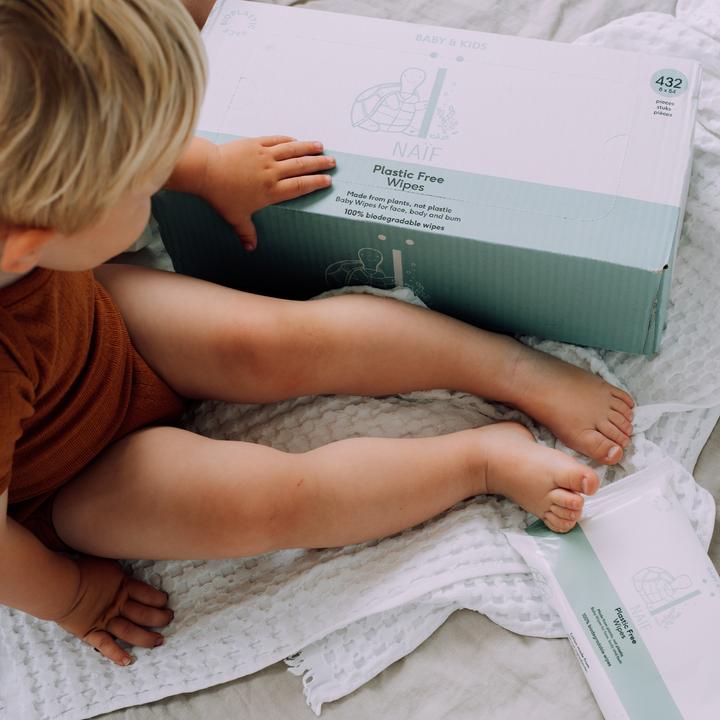 Actual product image Naïf Baby wet wipes (864 Piece)