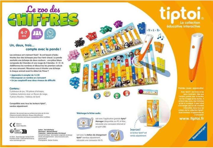 Immagine prodotto tiptoi Lo zoo dei numeri (Francese)