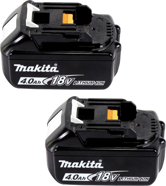 Actual product image Makita Power Source Kit 18 V with 2x BL 1840 B 4.0 Ah battery ( 197265-4 ) + DC 18 SH double charger (18 V)