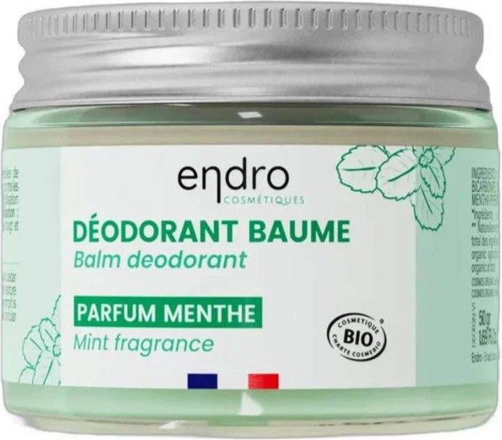 Endro Cosmétiques Deodorant natürlich Minze inklusive Spachtel 50 ml (Crème, 50 ml)