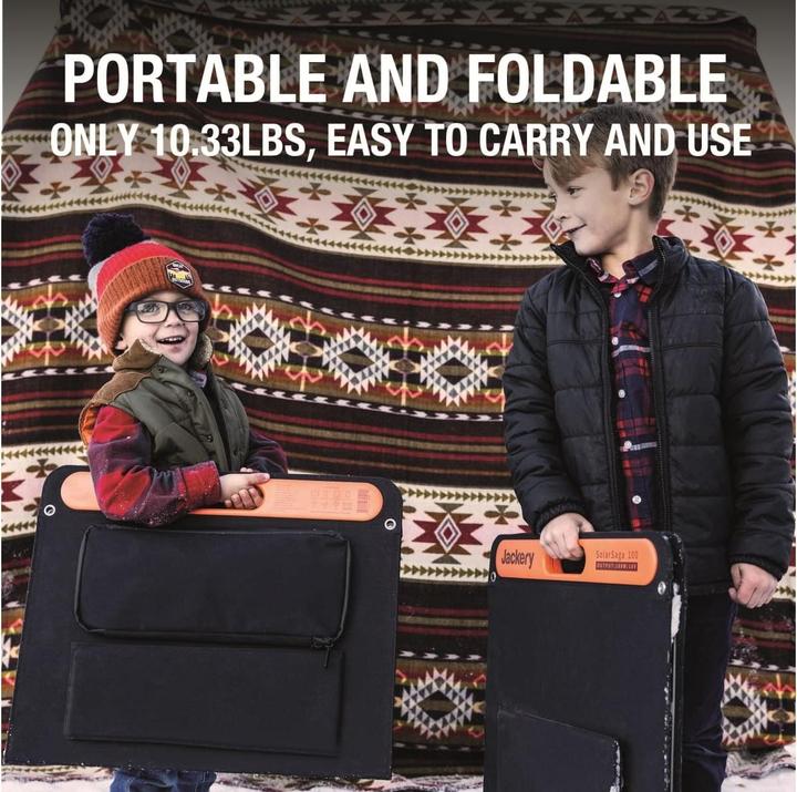Produktbild Jackery SolarSaga (100 W, 4.69 kg)