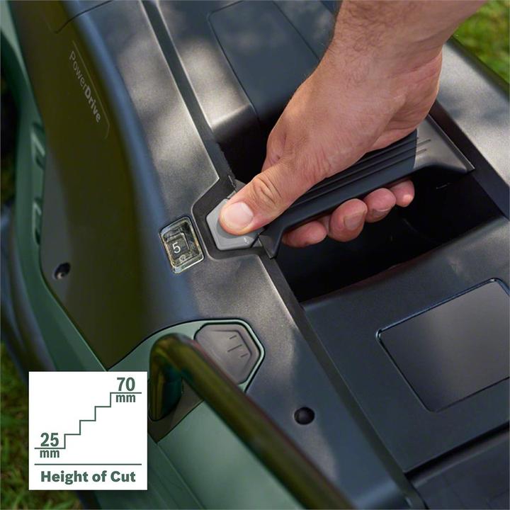Actual product image Bosch Home & Garden Lawn mower UniversalRotak 450, 1300 W, cutting heig. 25-70mm, cutting width 35cm (Electrical connection)