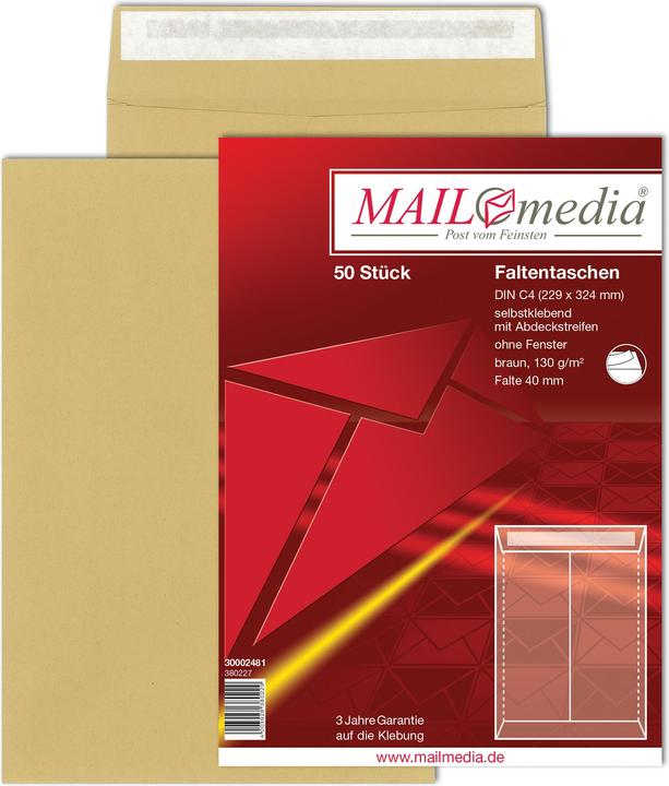 Immagine prodotto Mayer-Network 50 buste C4 marrone 120g hk m fold (50 x)