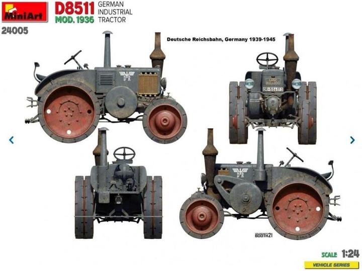 Actual product image 1:24 German Industry Tractor D8511 (1)