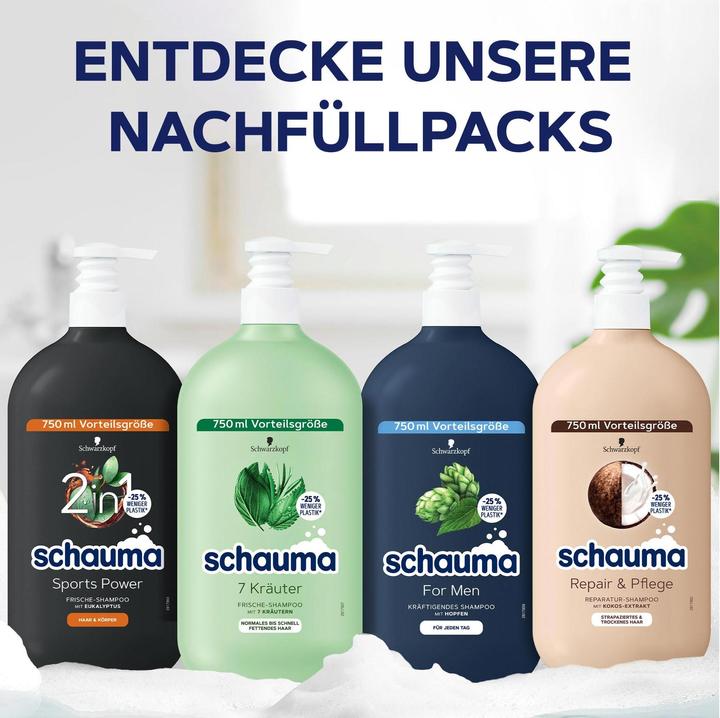 Immagine prodotto Schauma Per gli uomini (750 ml, Shampoo liquido)
