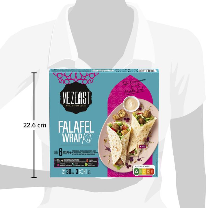 Produktbild Mezeast Falafel Wrap Kit (420 g)