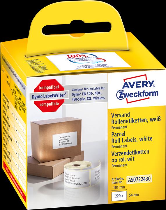 Produktbild Avery Rollenetiketten