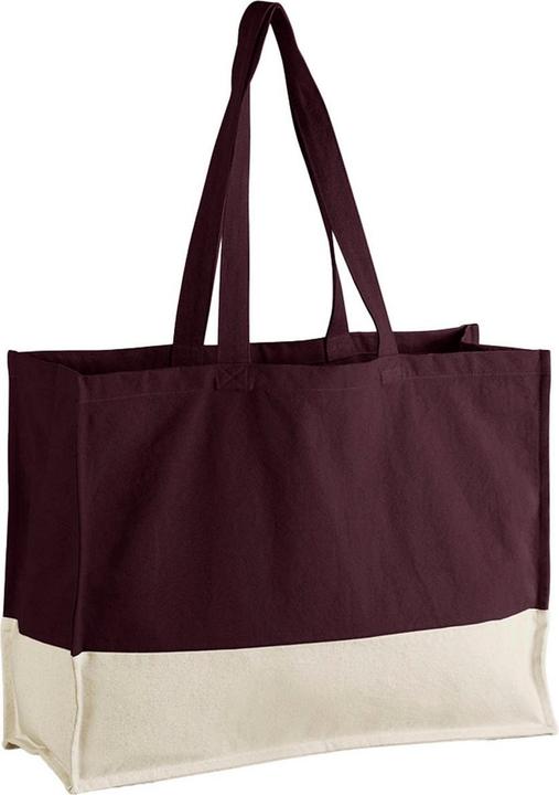 Westford Mill Einkaufstasche EarthAware Kontrast Baumwolle aus biologischem Anbau (32 l)