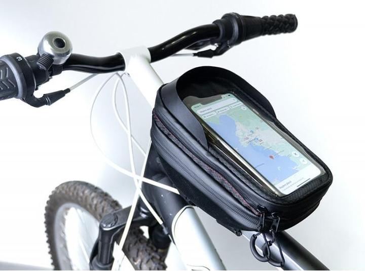 Actual product image hapo-G smartphone eva frame bag with sun visor (Frame bag)
