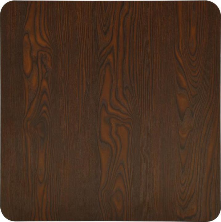 Actual product image VidaXL Bistrotisch Dunkle Esche 78,5x78,5x107 cm,Farbe: Dunkle (78.5 x 78.5 x 107 cm)
