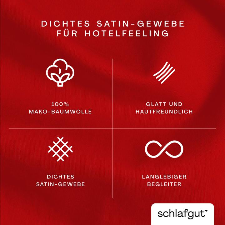 Image du produit schlafgut Woven Satin (Housse de couette, 155 x 220 cm)