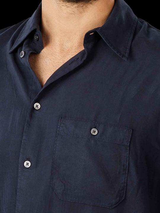 Actual product image Drykorn Short Sleeve Matoc Shirt Dark Blue (S)