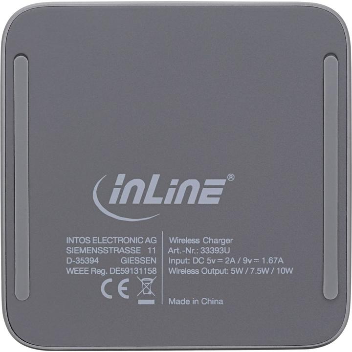 Produktbild InLine Qi woodcharge (10 W)