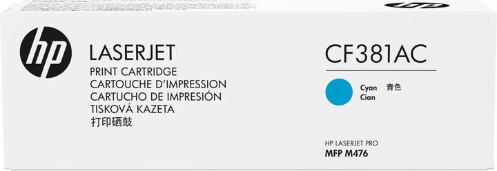 Actual product image HP Toner cyan Orig.No. CF381AC (C)