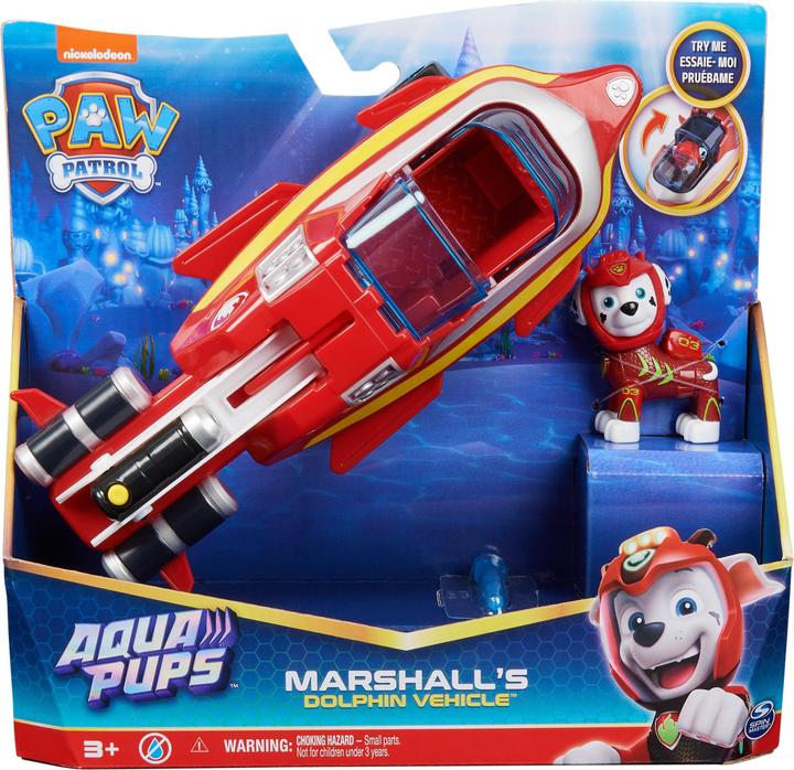 Actual product image Spin Master Aqua Pups Deluxe Vehicles ass.