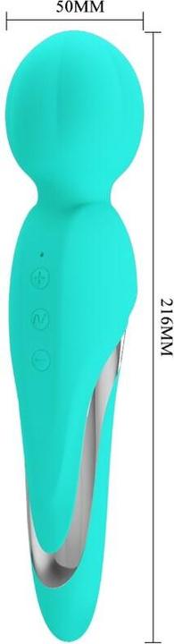 Actual product image Pretty Love Walter Vibrator Rod Aqua Green