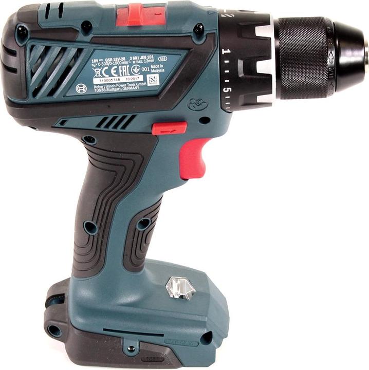 Immagine prodotto Bosch Professional Trapano avvitatore a batteria GSR 18V-28, Versione Solo, L-BOXX (Batteria ricaricabile)