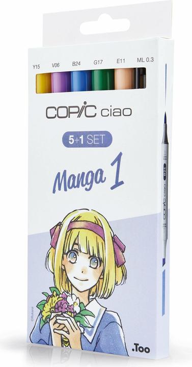 Immagine prodotto Copic Ciao Manga 1 (Multicolore, 3 mm, 6 x)