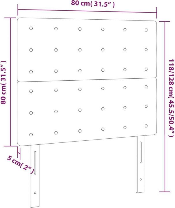 Image du produit VidaXL Kalel (80 x 5 x 128 cm)