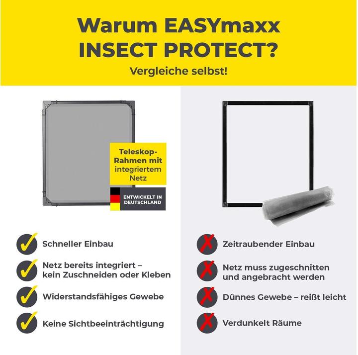 Image du produit Easymaxx Moustiquaire télescopique (120 x 140 cm)