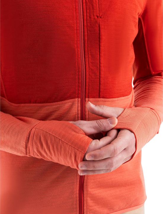 Immagine prodotto Icebreaker Merino 200 Realfleece Descender L/S Felpa con zip e cappuccio (M)