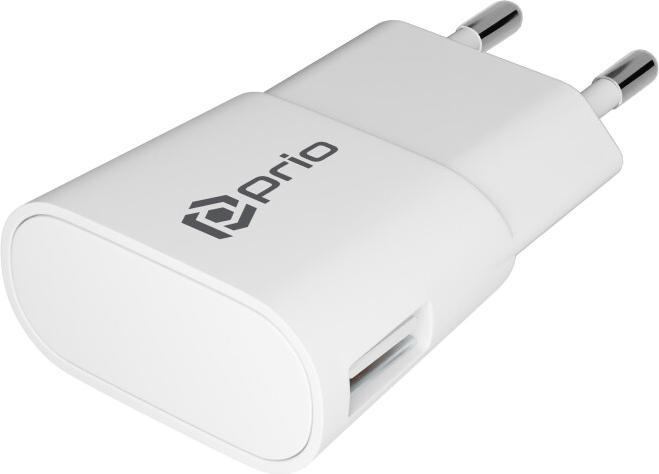 Actual product image prio Universal charger 5W//1A (USB A) bulk white (5 W)