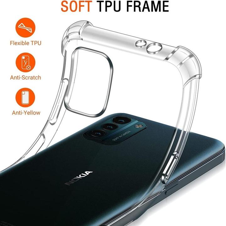 Actual product image Screenguard Crystal Soft Airbag Bumper (Nokia G21)