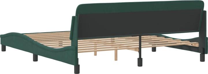Actual product image VidaXL Bed frame with velvet headboard (180 x 200 cm)