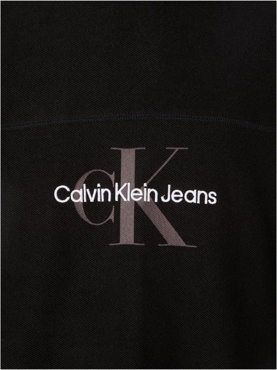 Image du produit Calvin Klein Sweat-shirt texturé Monologo Crew pour hommes (L)