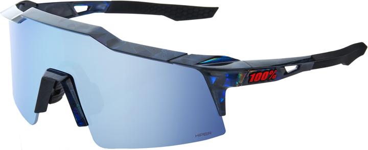 Produktbild 100% Brille Speedccraft Sl -Black Holographic -Hiper Blue Multilayer Mi (black blue*, Eisblau)