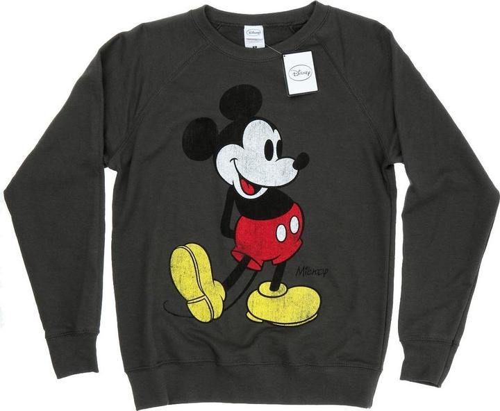 Actual product image Disney Womens/Ladies Mickey Mouse Classic Kick Sweatshirt (XXL)