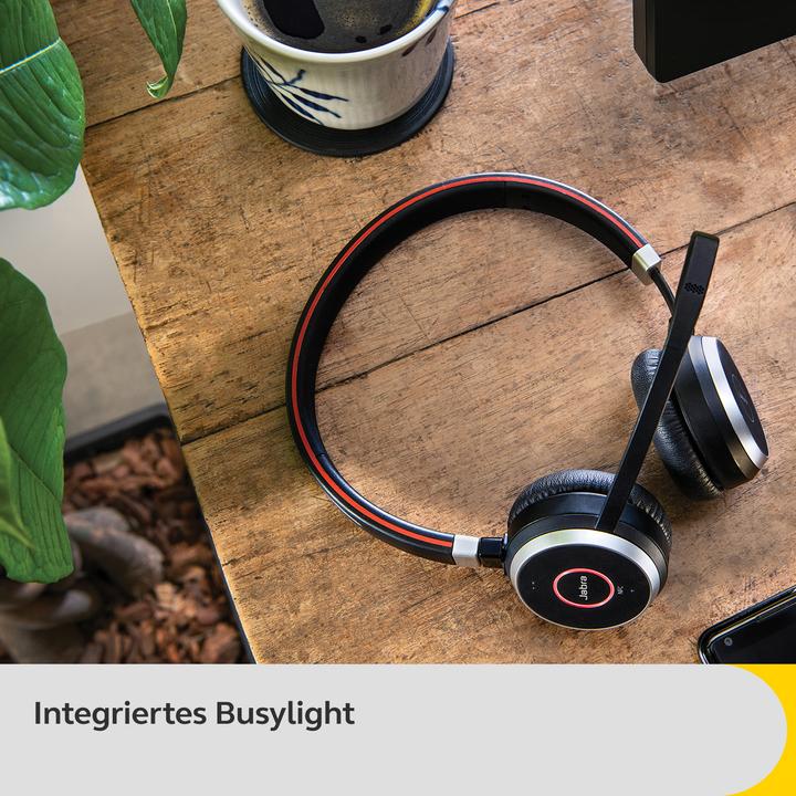 Actual product image Jabra Evolve 65 UC Duo (Wireless, USB-A)