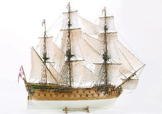 Billing Boats Norske Løve 1:75 - Wooden hull - (428326)