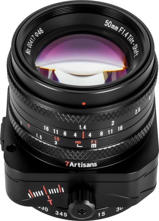 Immagine prodotto 7artisans 50 mm f/1.4 Tilt Shift Sony E (Sony E, APS-C / DX, Full-frame)