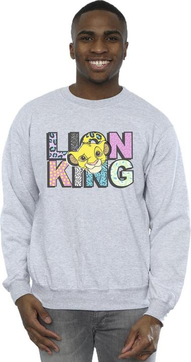 Immagine prodotto Disney The Lion King Pattern Logo Felpa Uomo (L)