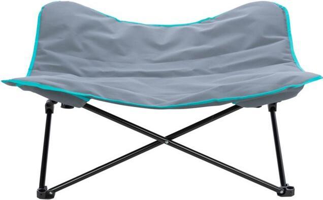 Actual product image Trixie Camping Bed, up to 15 kg, 69 x 20 cm, Dark Grey/Petrol (Dog)