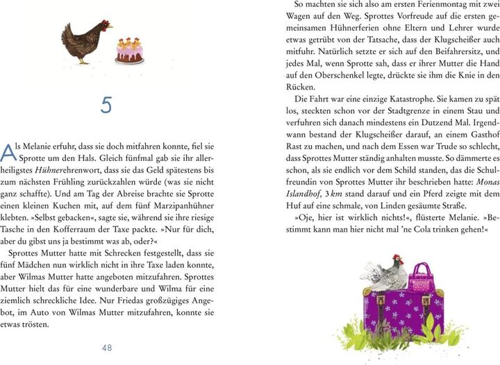 Actual product image Die Wilden Hühner und das Glück der Erde (German, Cornelia Funke, 2019)
