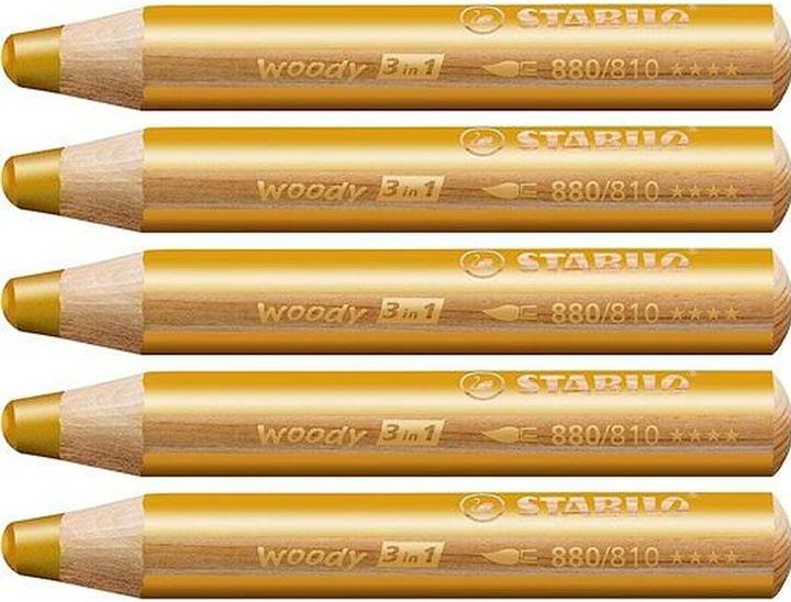 Image du produit STABILO woody 3 en 1 crayon de couleur (Or, 1 x)