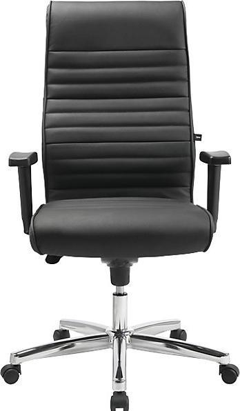 Actual product image Topstar Executive chair PRIME TIME 100, PT19TA80 black leather, chrome frame