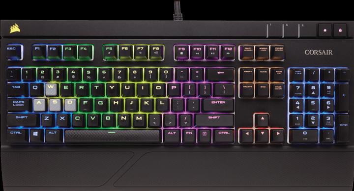 Produktbild Corsair Gaming STRAFE RGB SILENT (CH, Kabelgebunden)