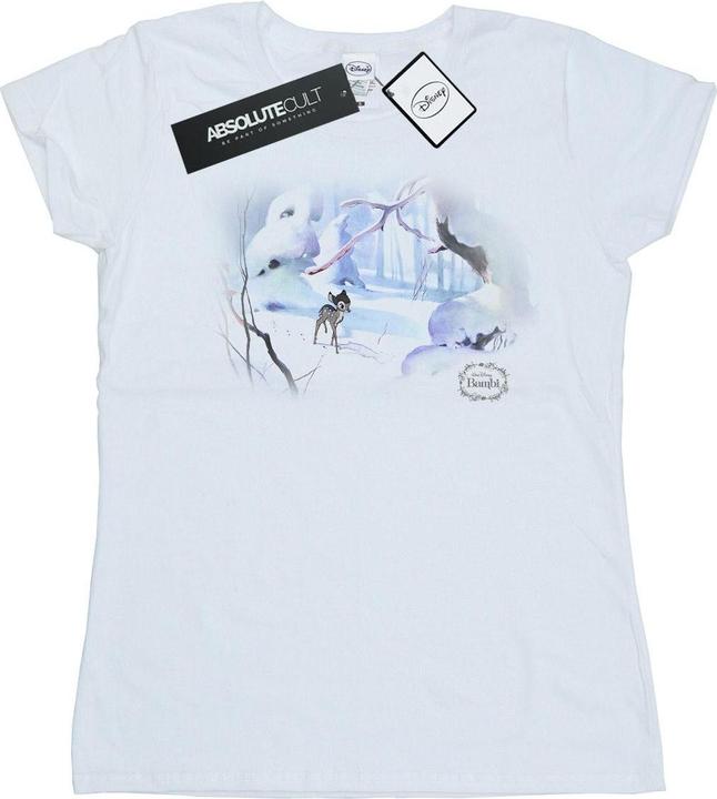 Actual product image Disney Womens/Ladies Bambi Snow Cotton T-Shirt (L)