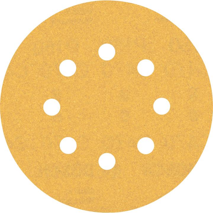 Actual product image Bosch Professional Zubehör Expert C470 Sandpaper with 8 holes for random orbital sander, 125 mm, G 150, 50 pcs. (150)