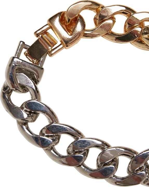 Immagine prodotto Urban Classics Bracciale pesante bicolore (21 cm, 100% cotone)