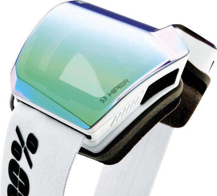 Actual product image 100% Norg Hiper White-Mirror Green